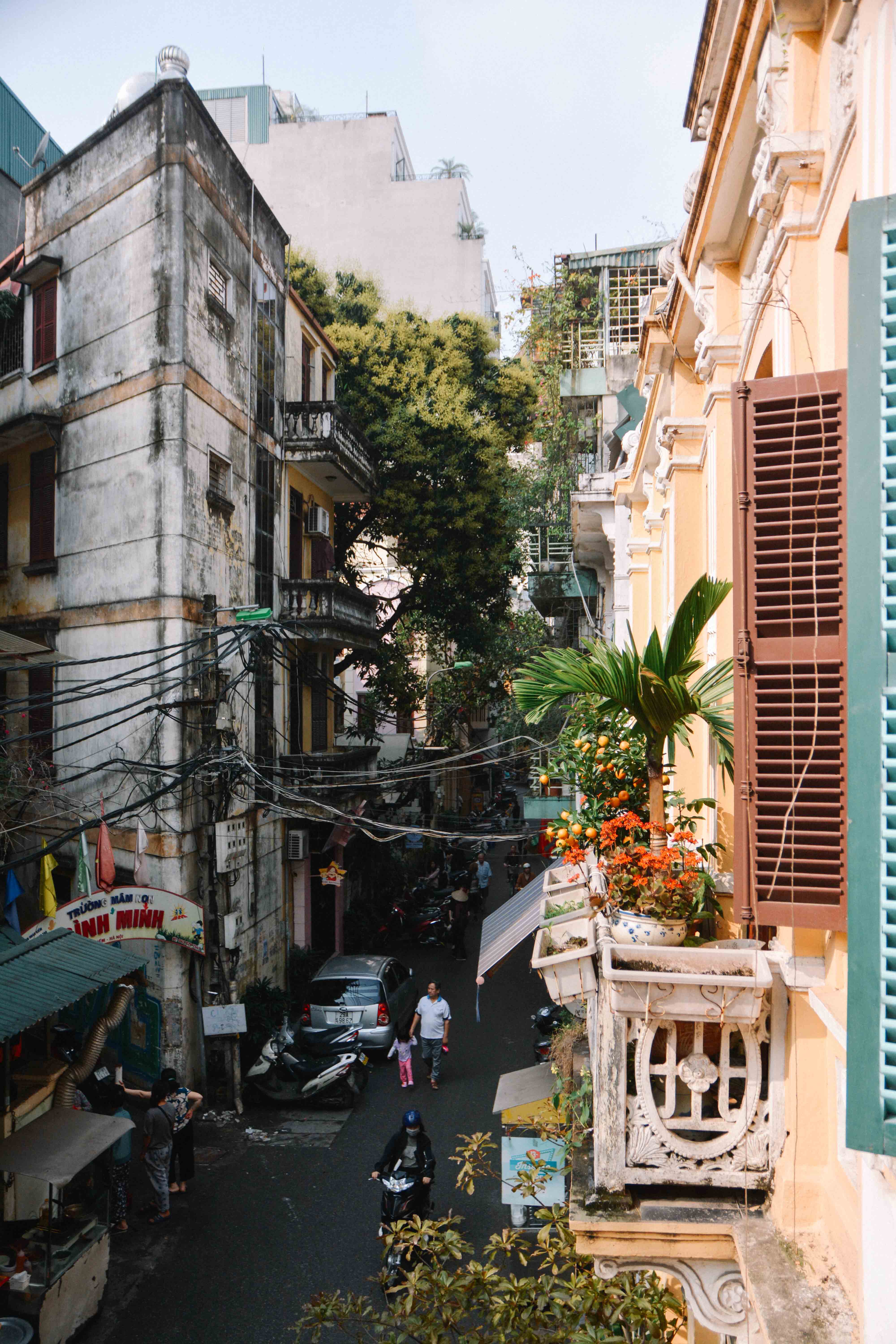 le quartier des 36 corporations à Hanoi, Vietnam