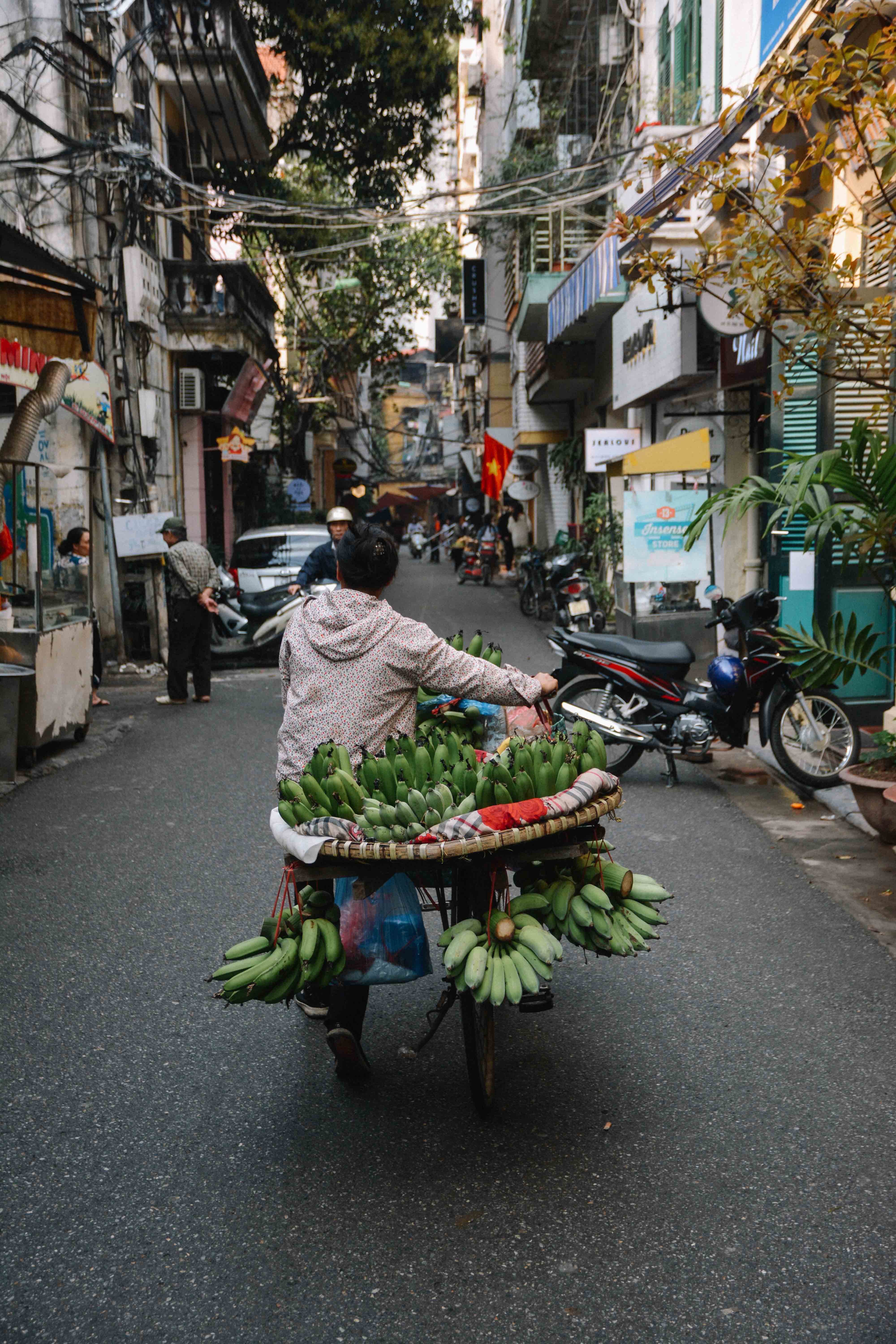 le quartier des 36 corporations à Hanoi, au Vietnam
