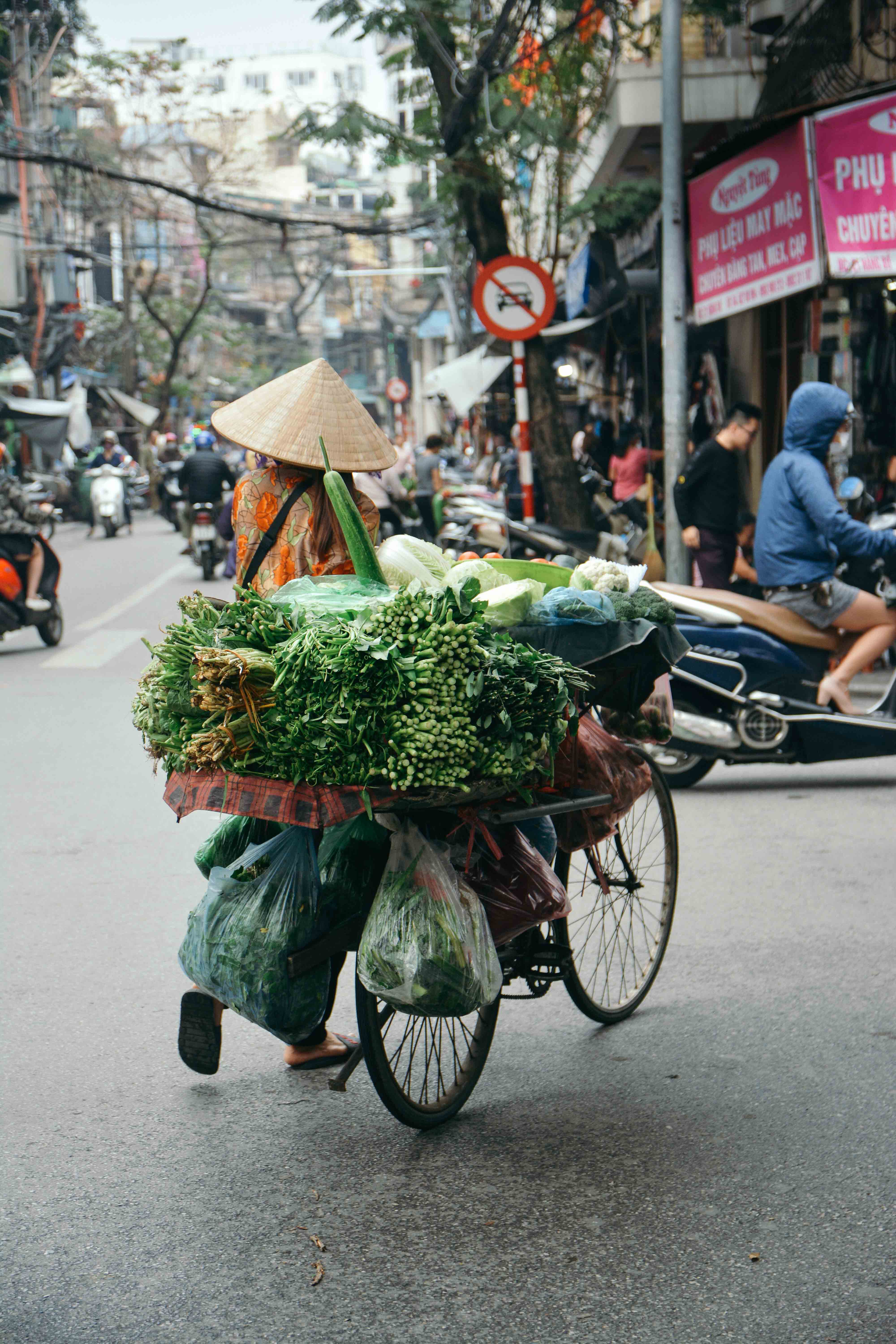 le quartier des 36 corporations à Hanoi, Vietnam