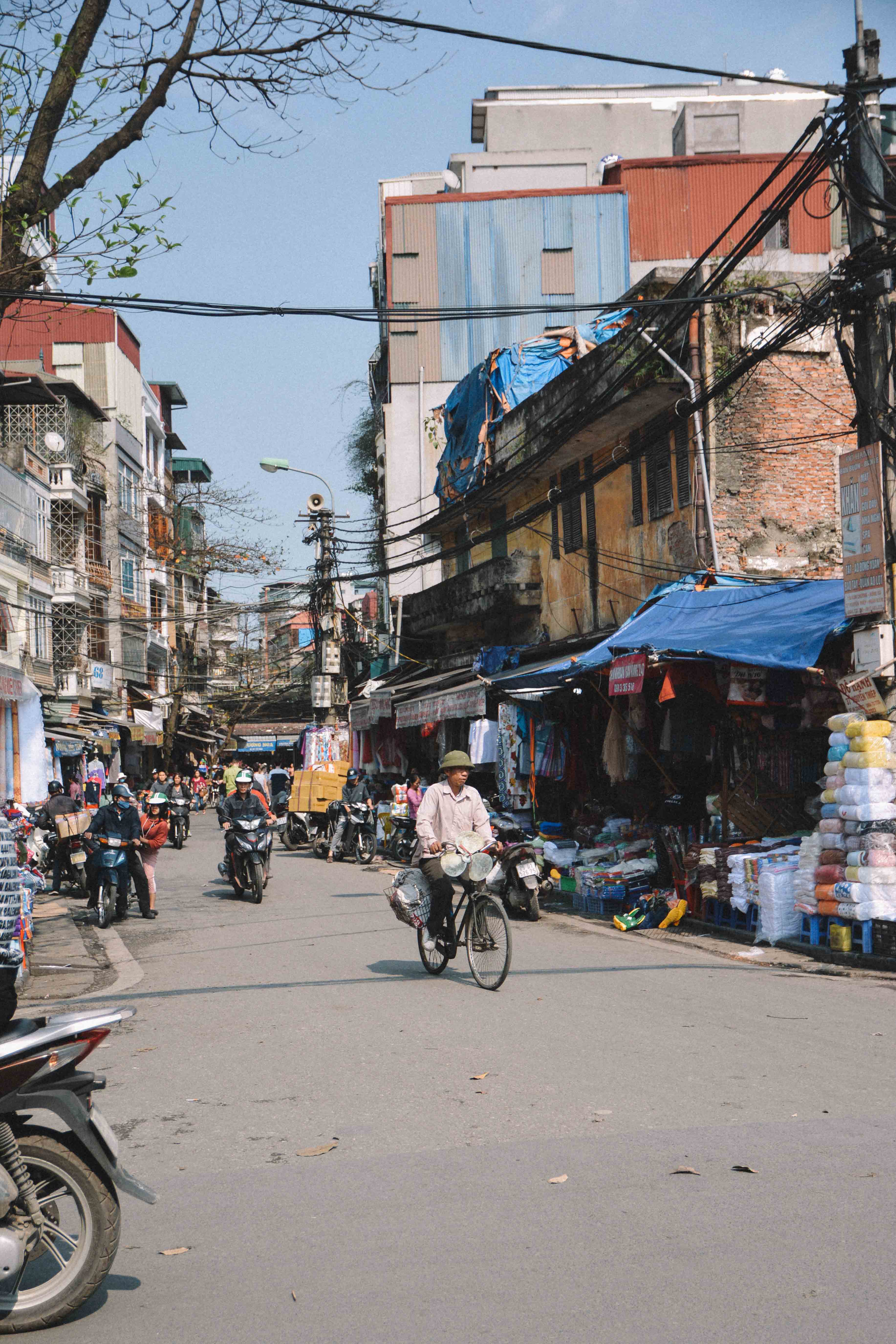 le marché de Hanoi, au Vietnam