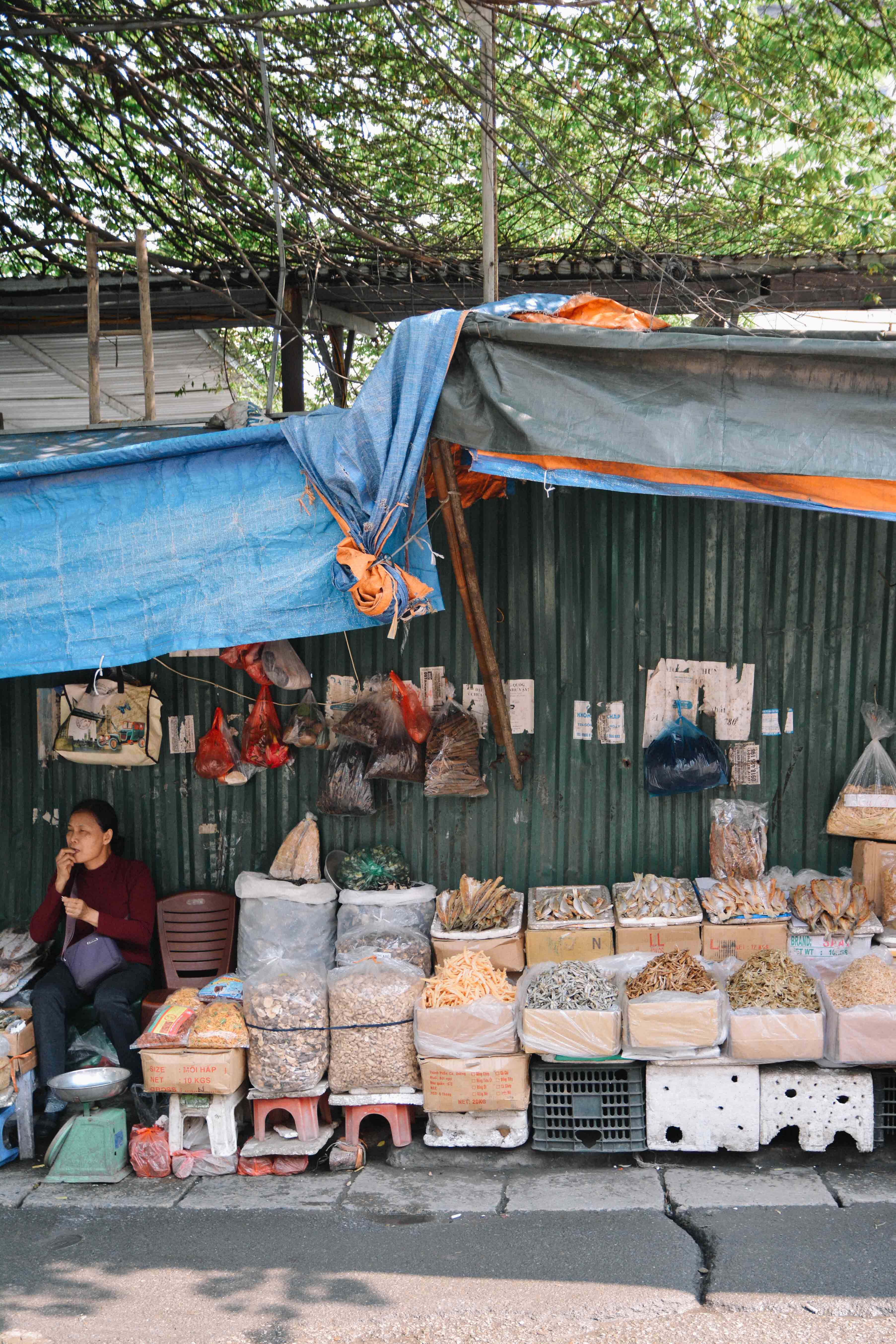 le marché de Hanoi, au Vietnam