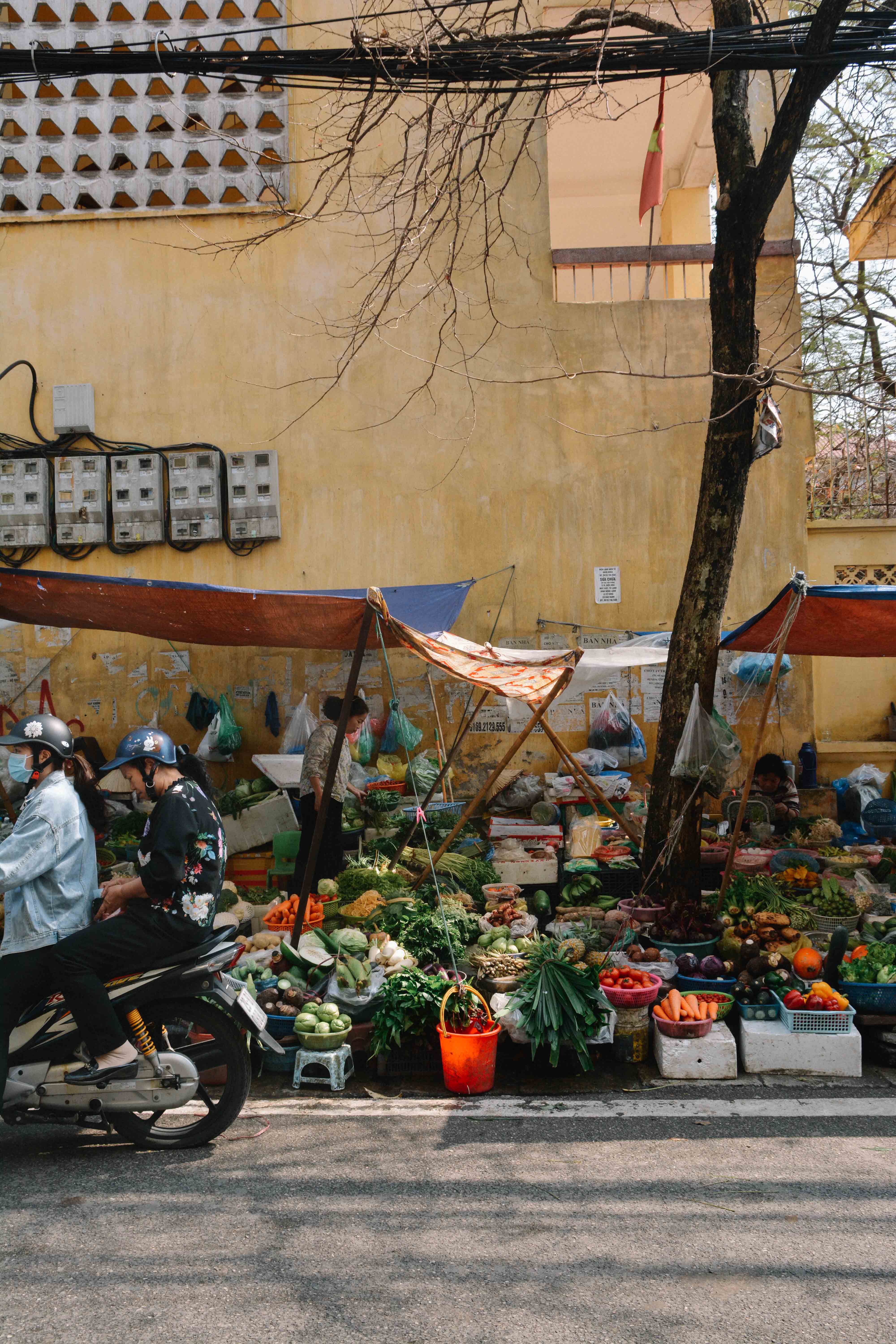 le marché de Hanoi, au Vietnam