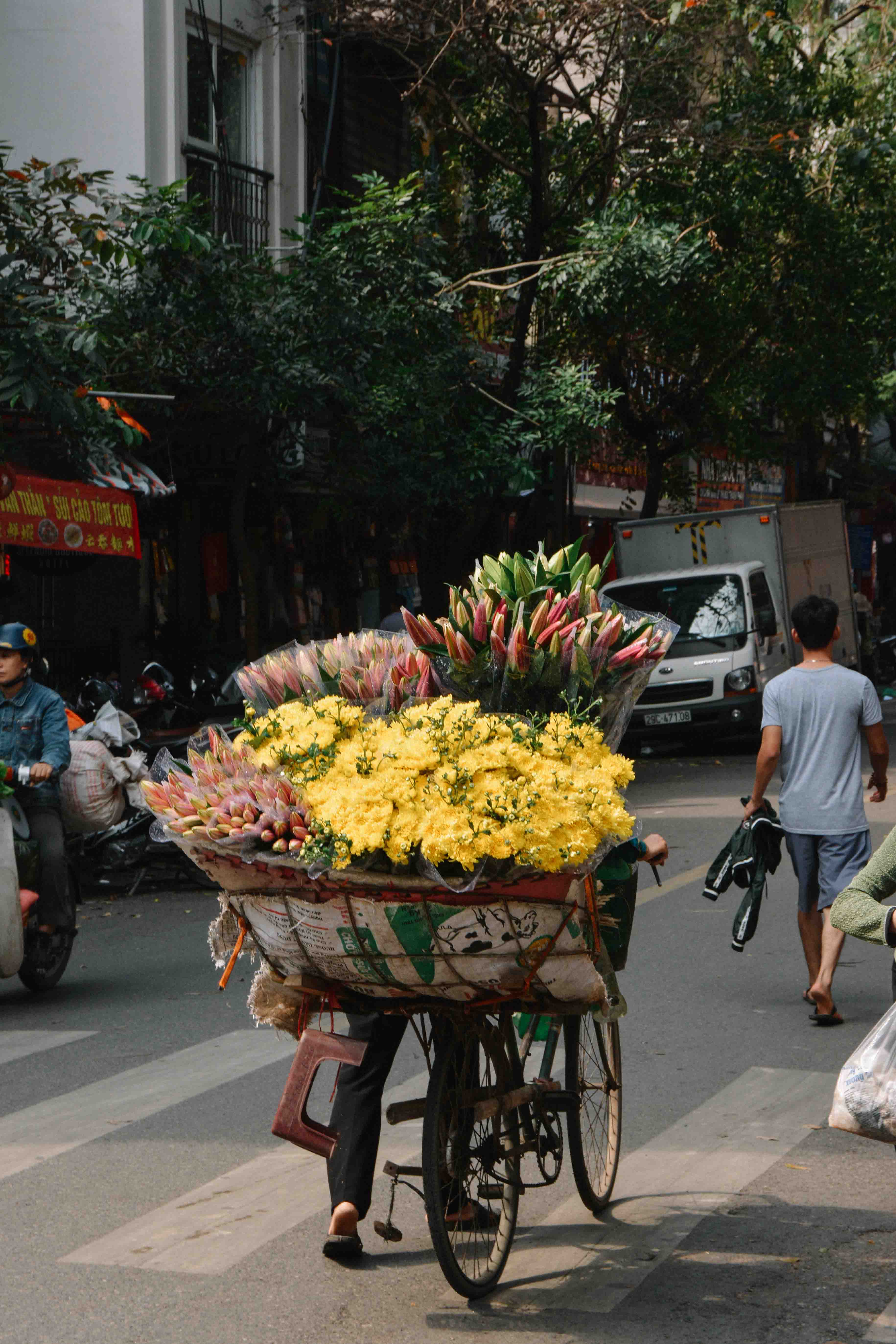 le quartier des 36 corporations à Hanoi, Vietnam