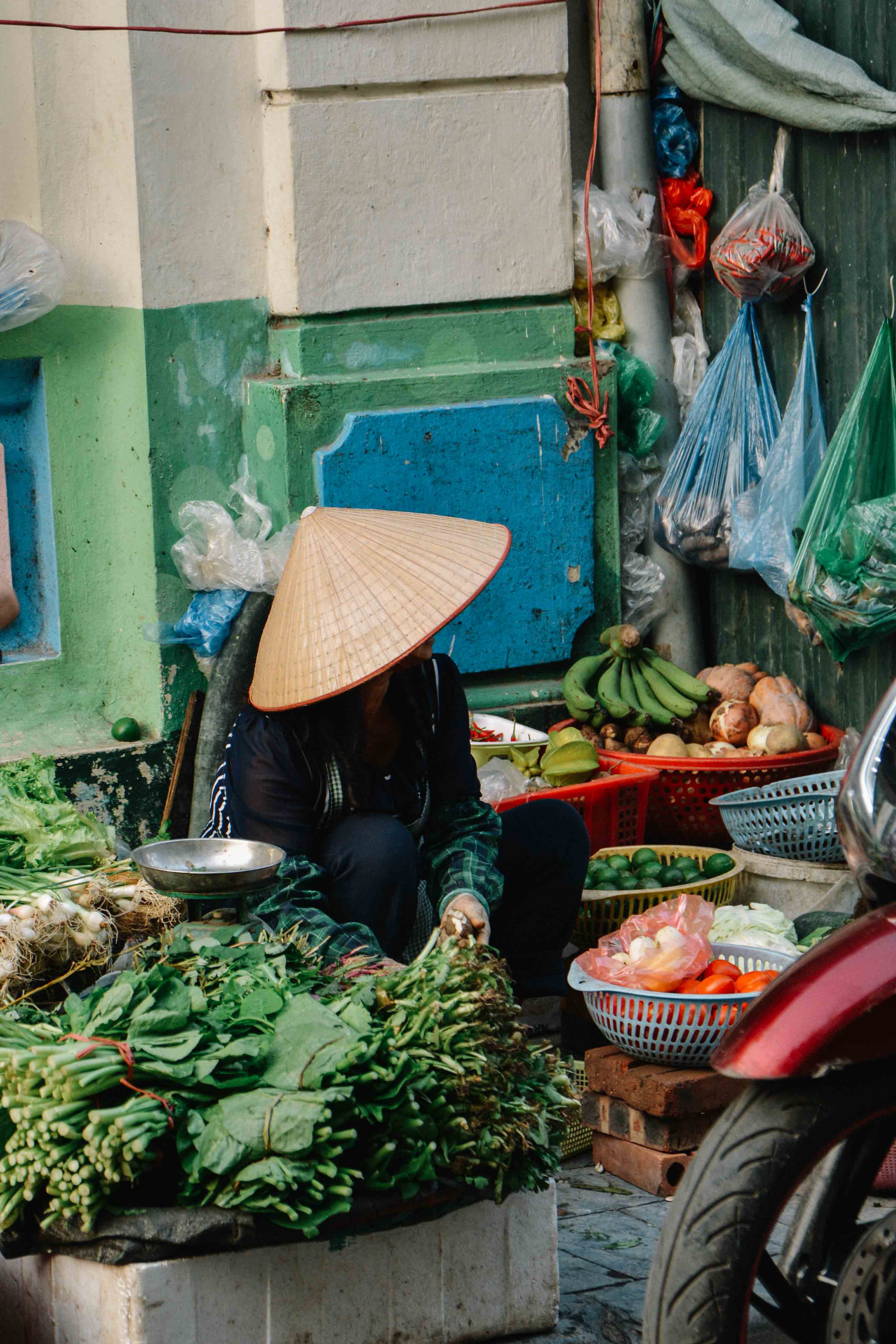 le marché de Hanoi, au Vietnam