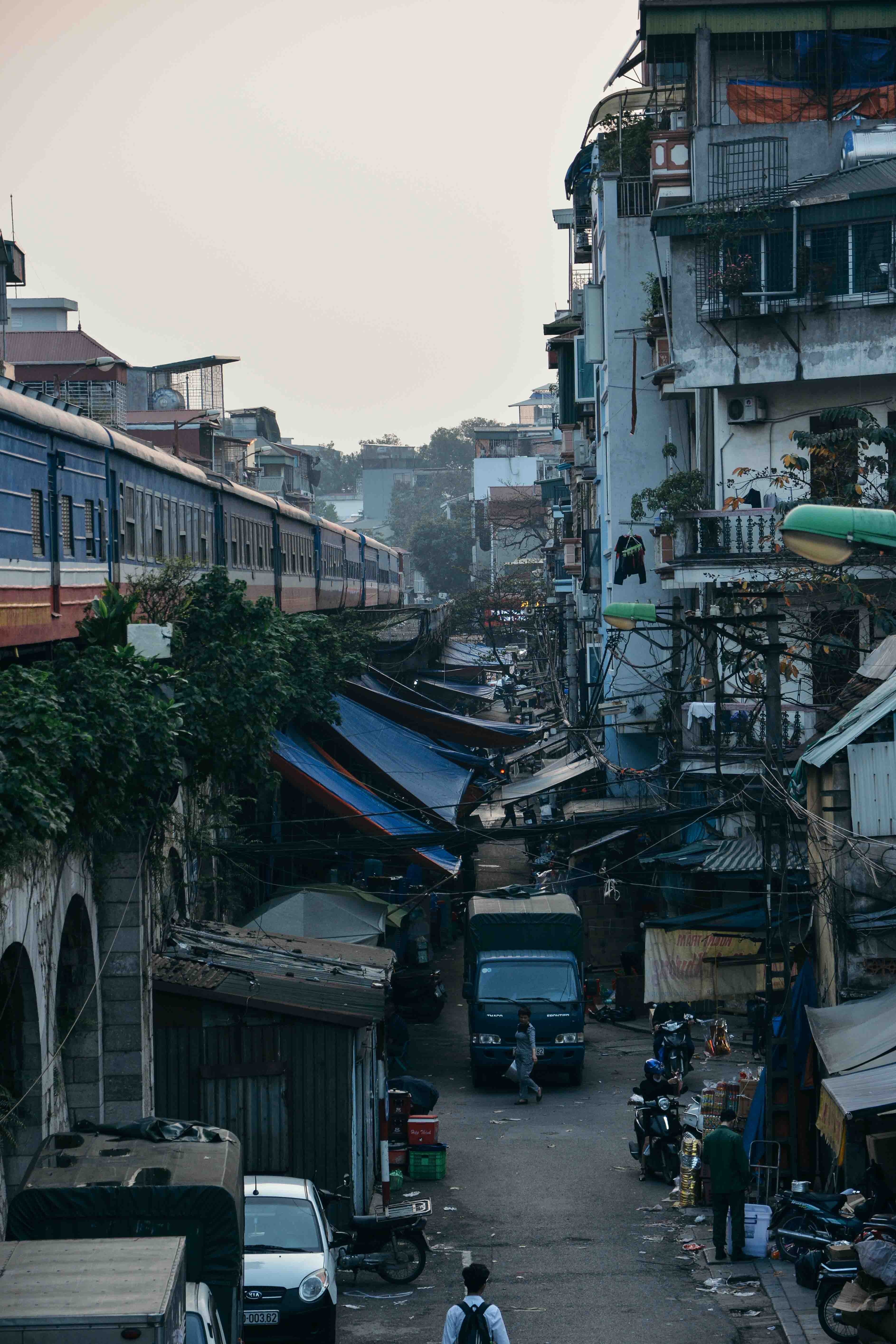 Le Pont Long Biên à Hanoi au vietnam