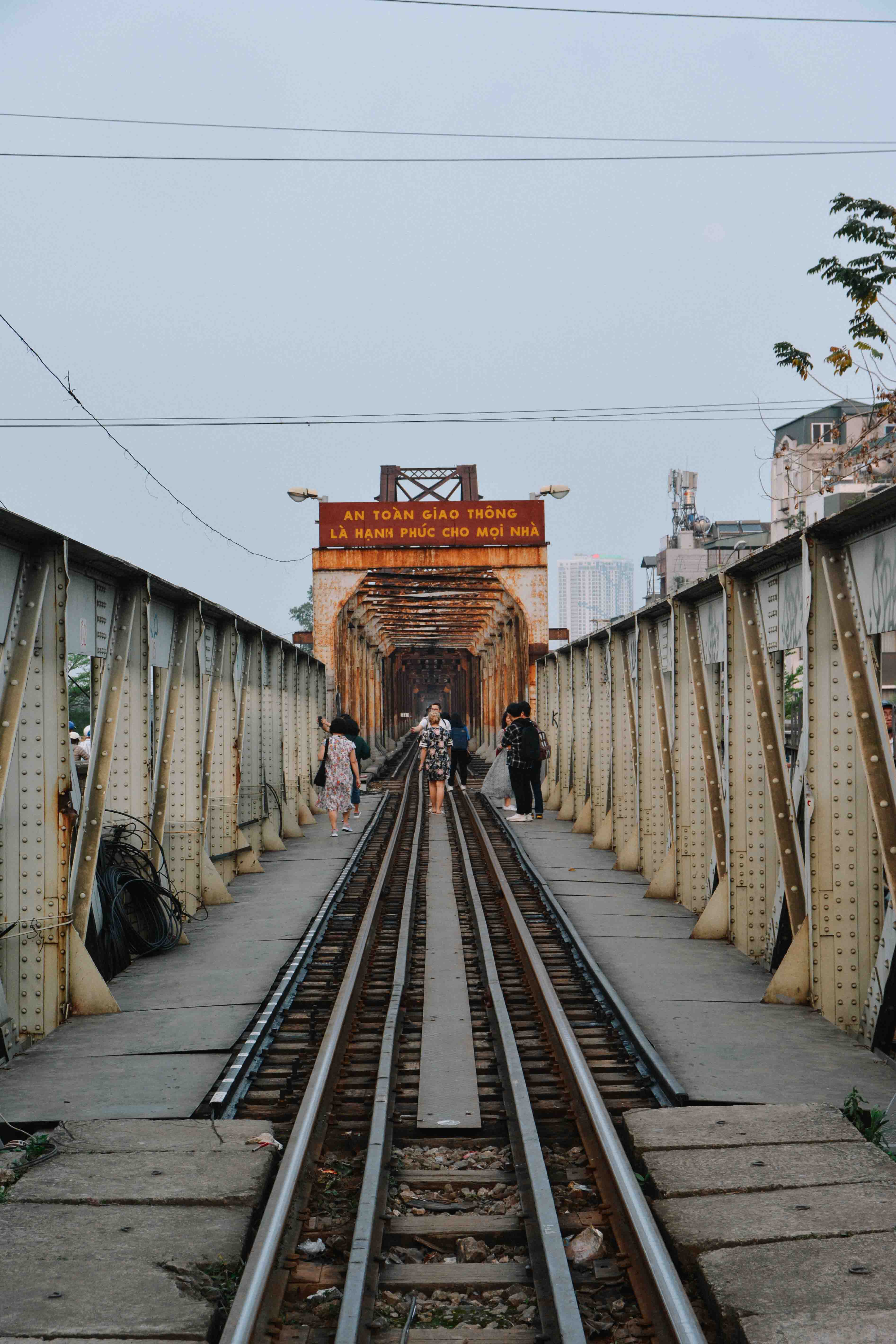 Le Pont Long Biên à Hanoi au vietnam