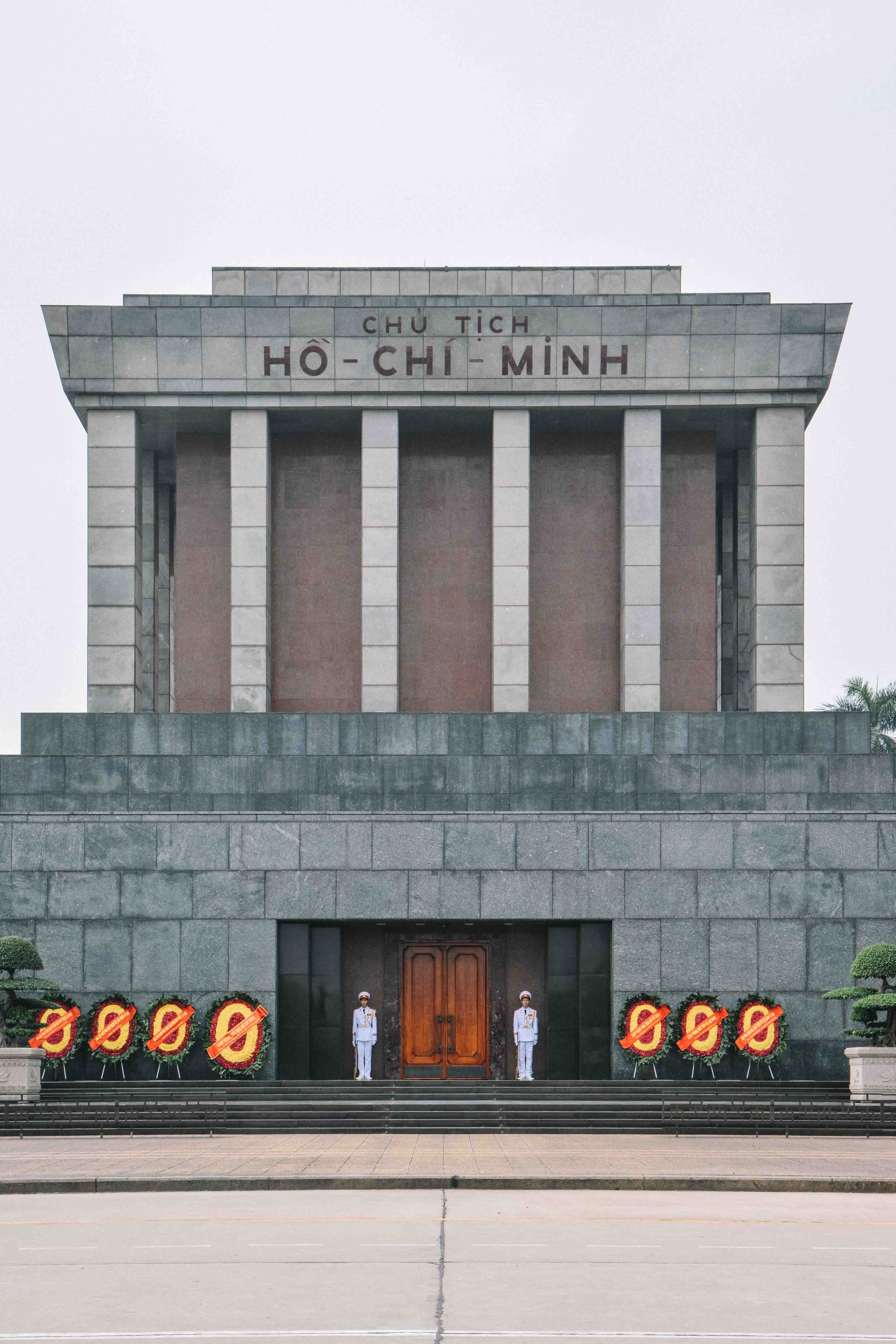 le mausolée d'Ho Chi Minh à Hanoi au Vietnam