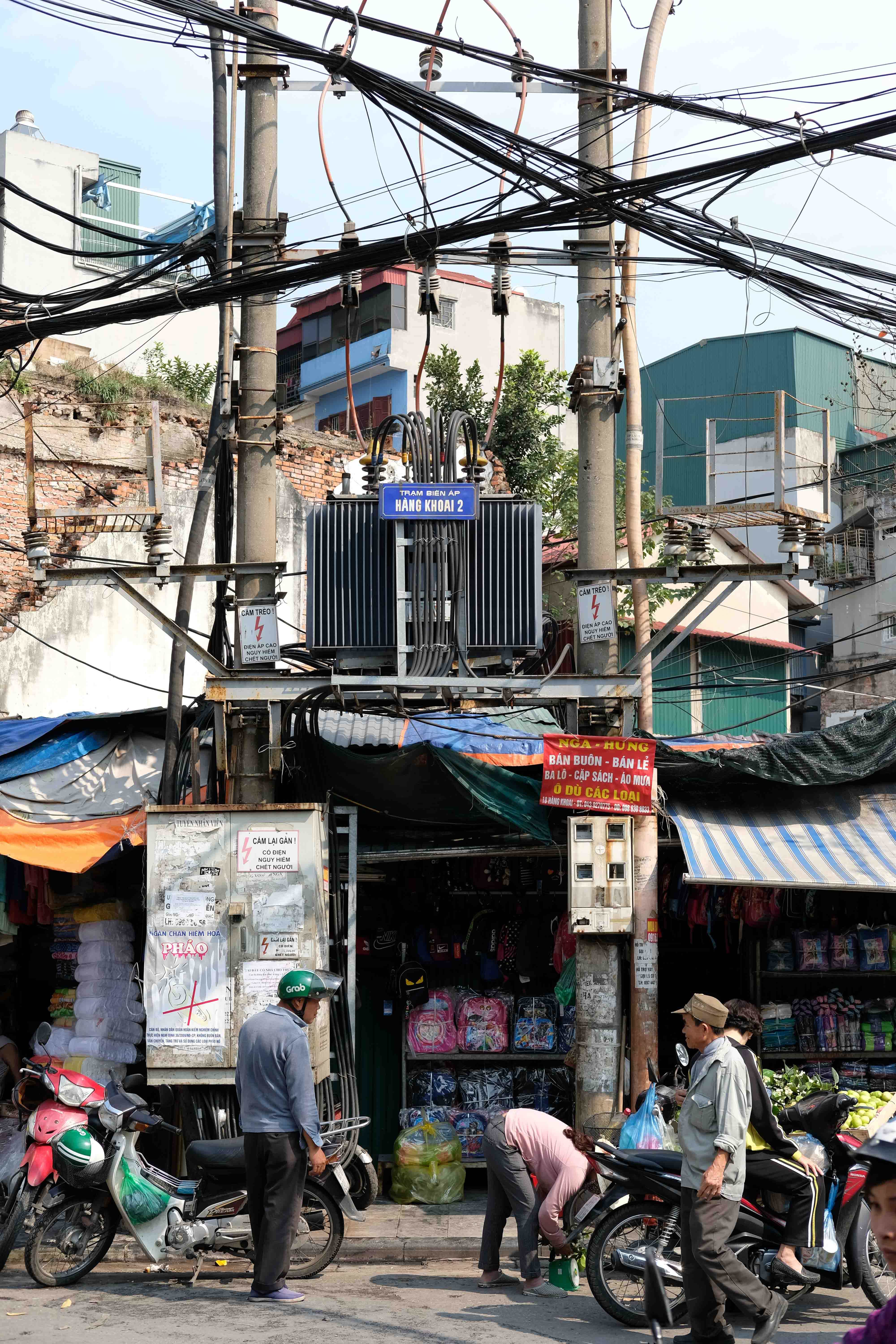 le quartier des 36 corporations à Hanoi, au Vietnam