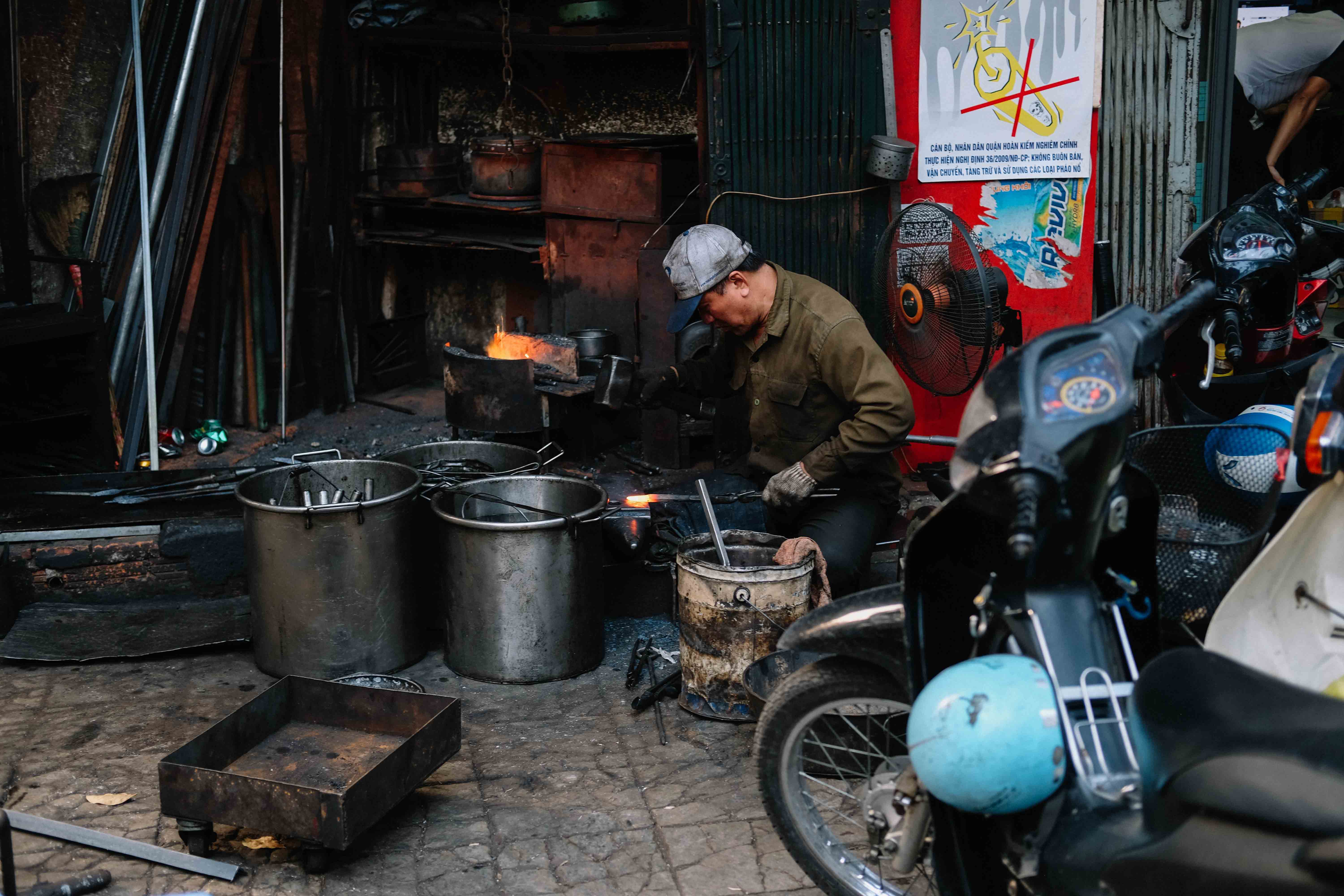 le quartier des 36 rues à Hanoi, au Vietnam
