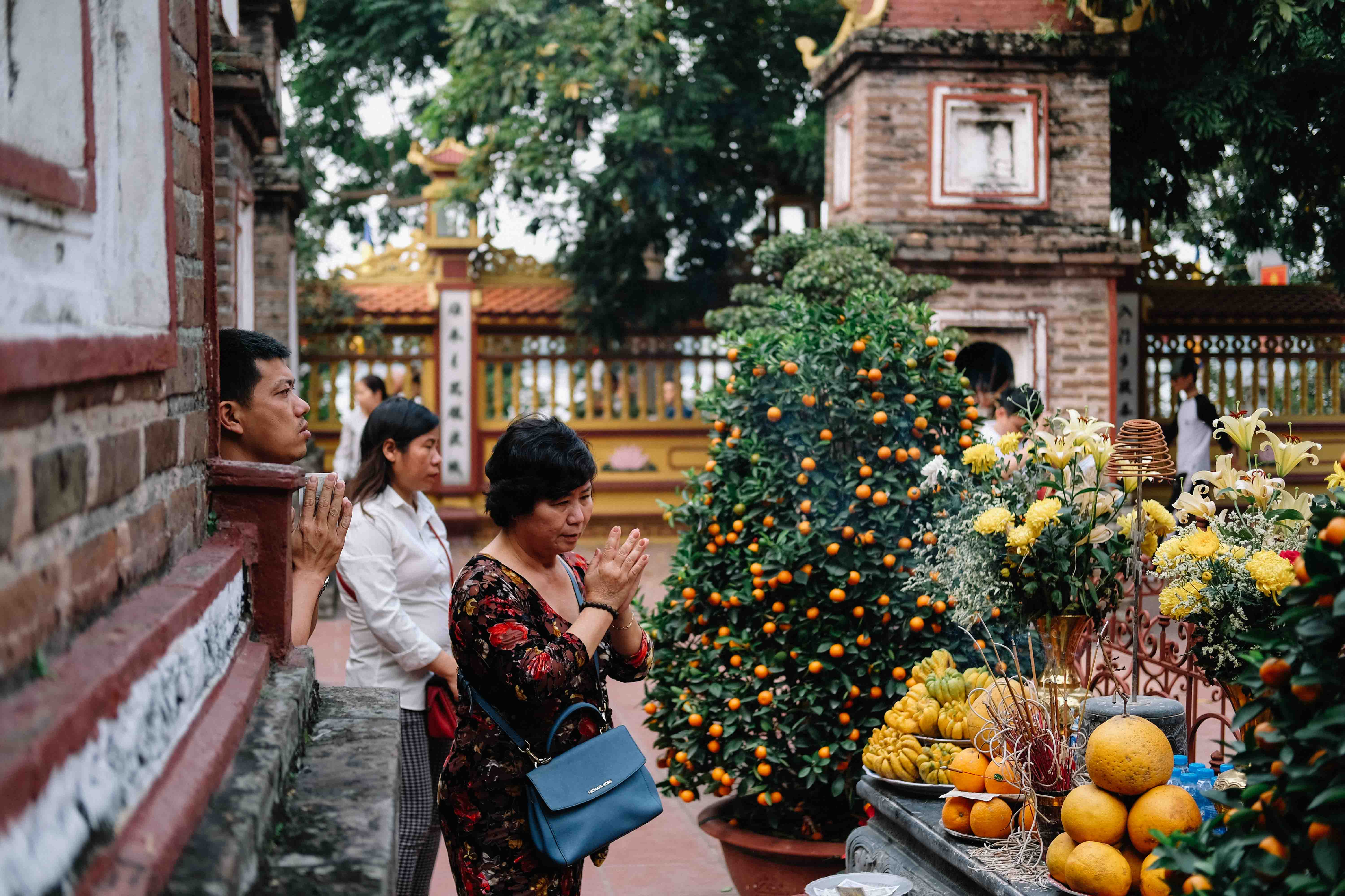La pagode Tran Quoc à Hanoi au Vietnam