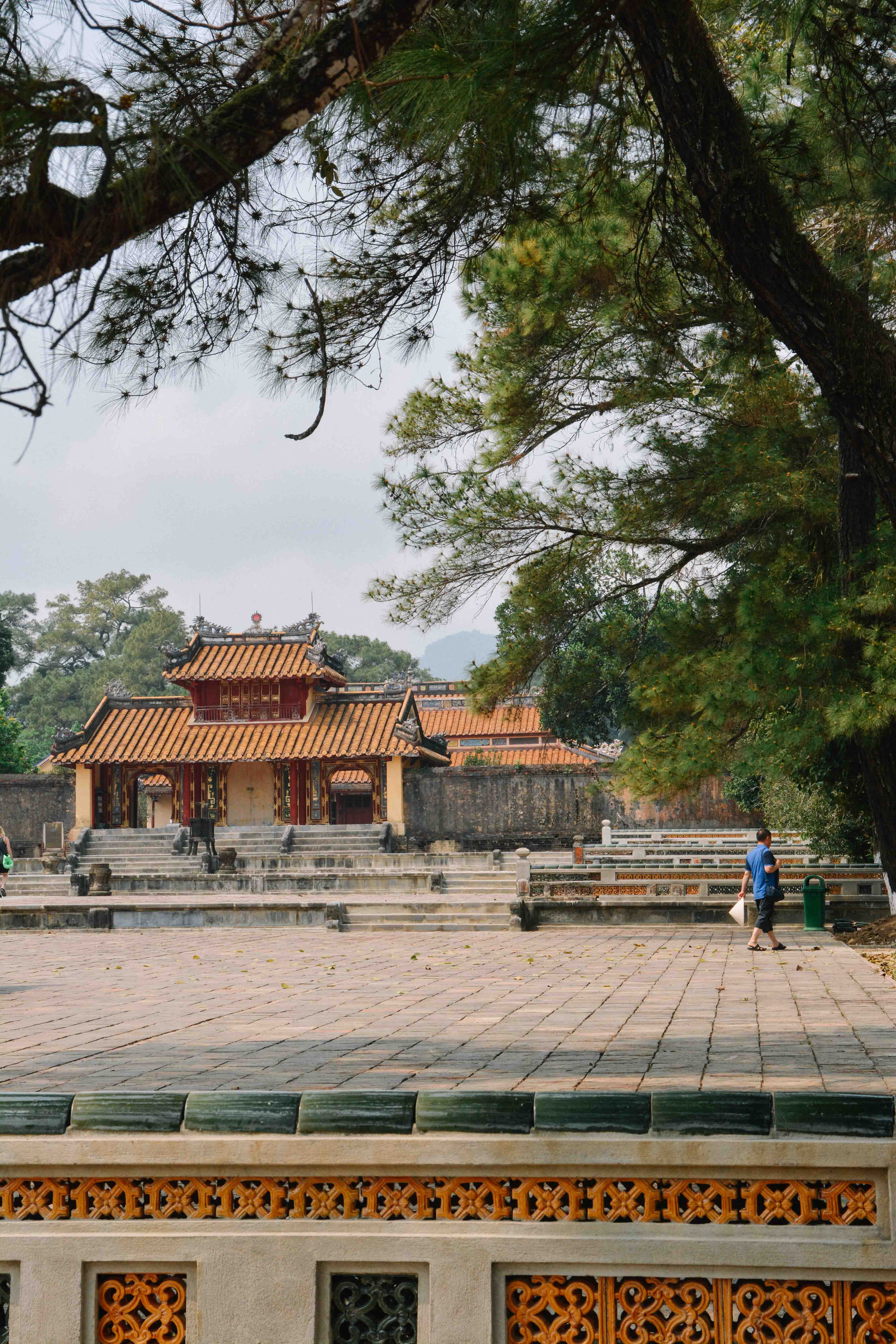 Le tombeau de Minh Mang à Hué au Vietnam