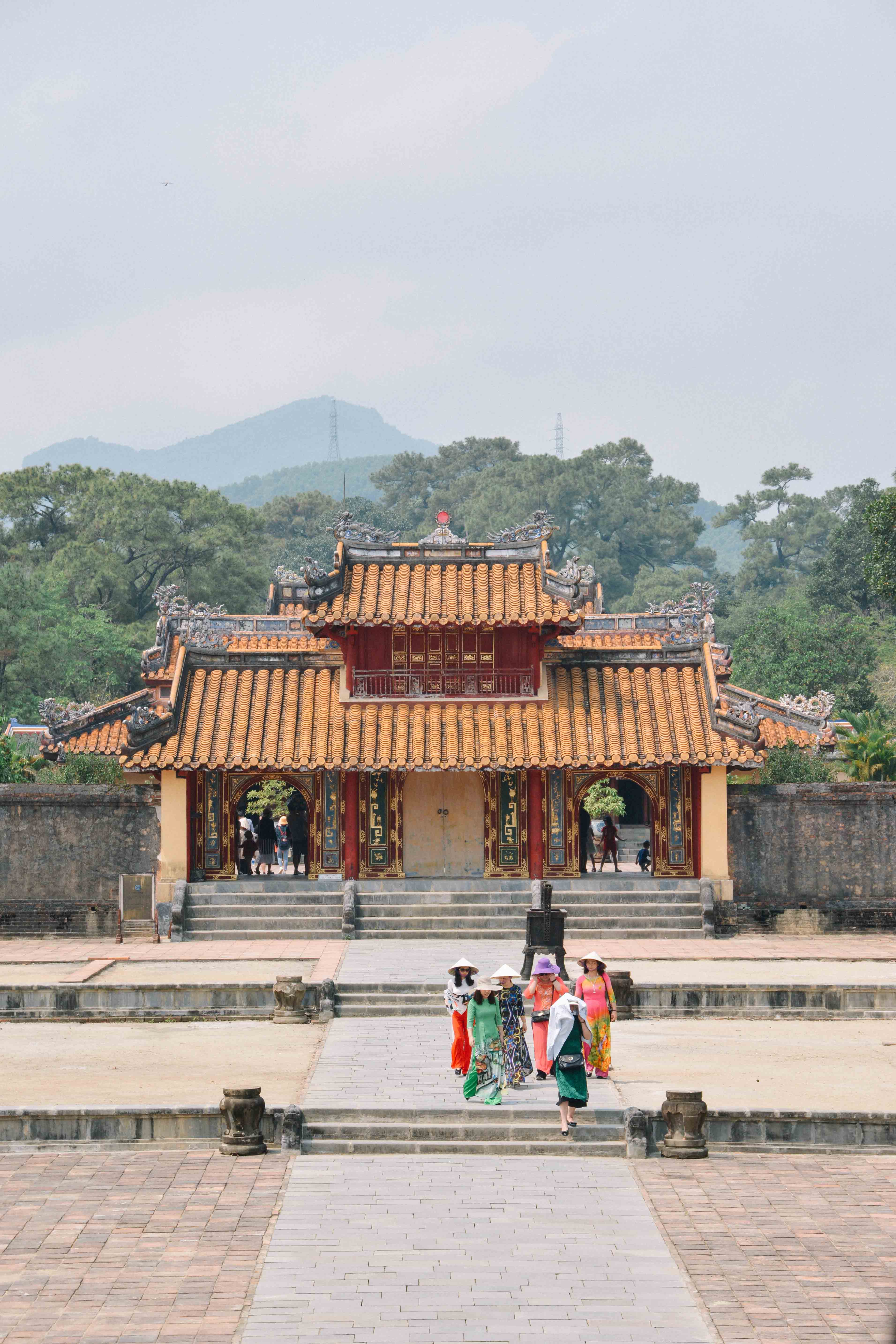 Le tombeau de Minh Mang à Hué au Vietnam
