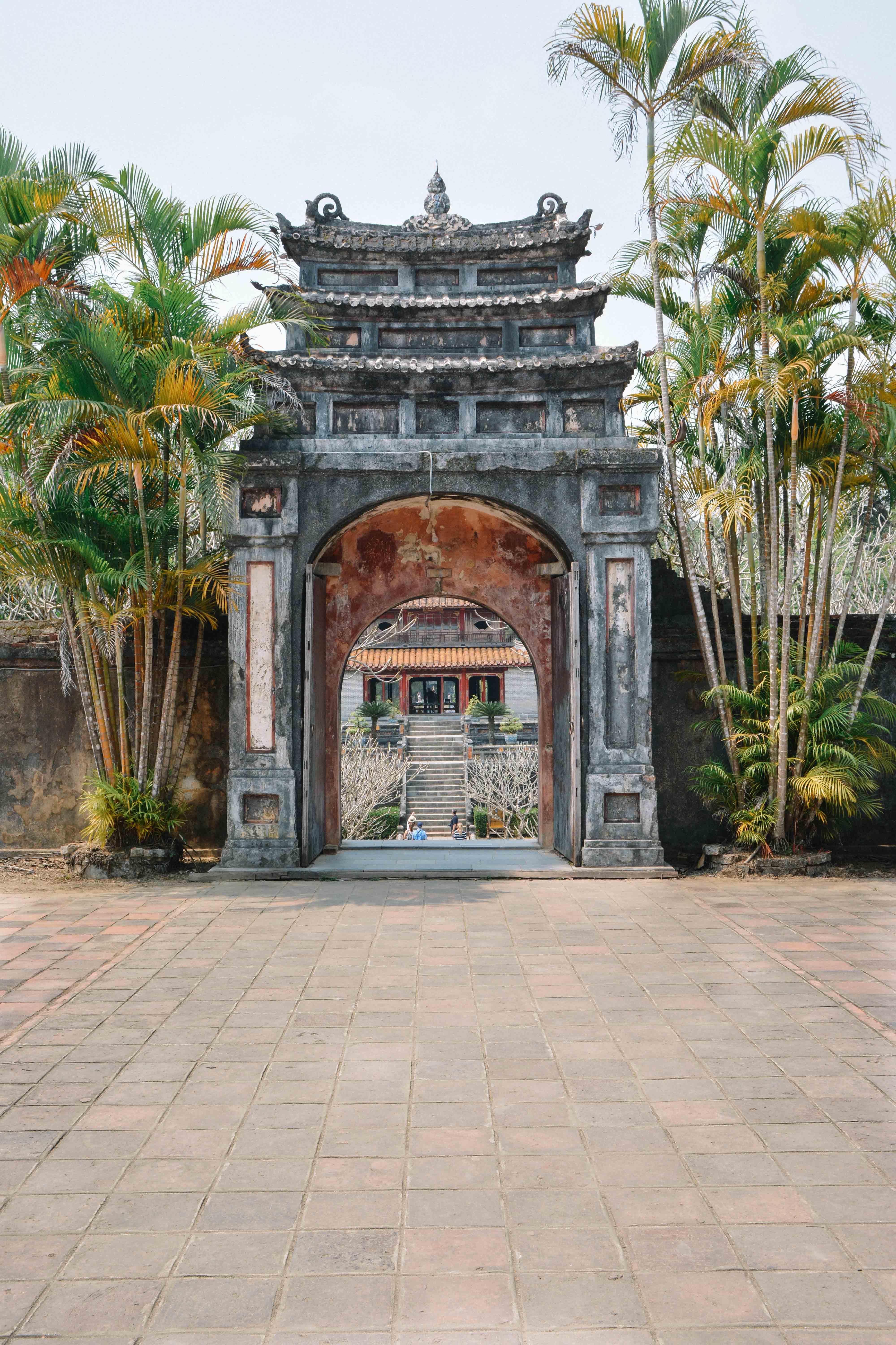 Le tombeau de Minh Mang à Hué au Vietnam