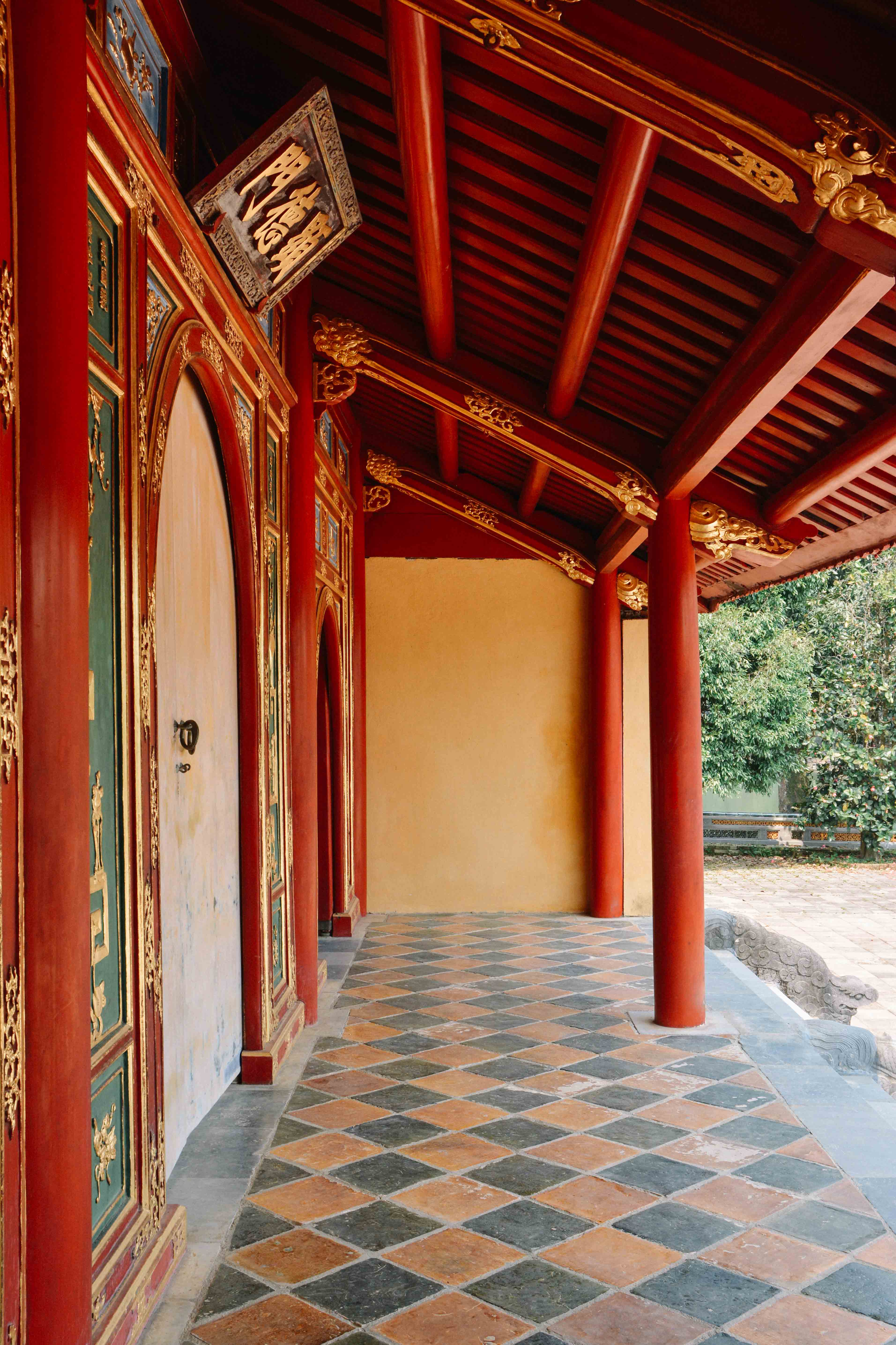 Le tombeau de Minh Mang à Hué au Vietnam