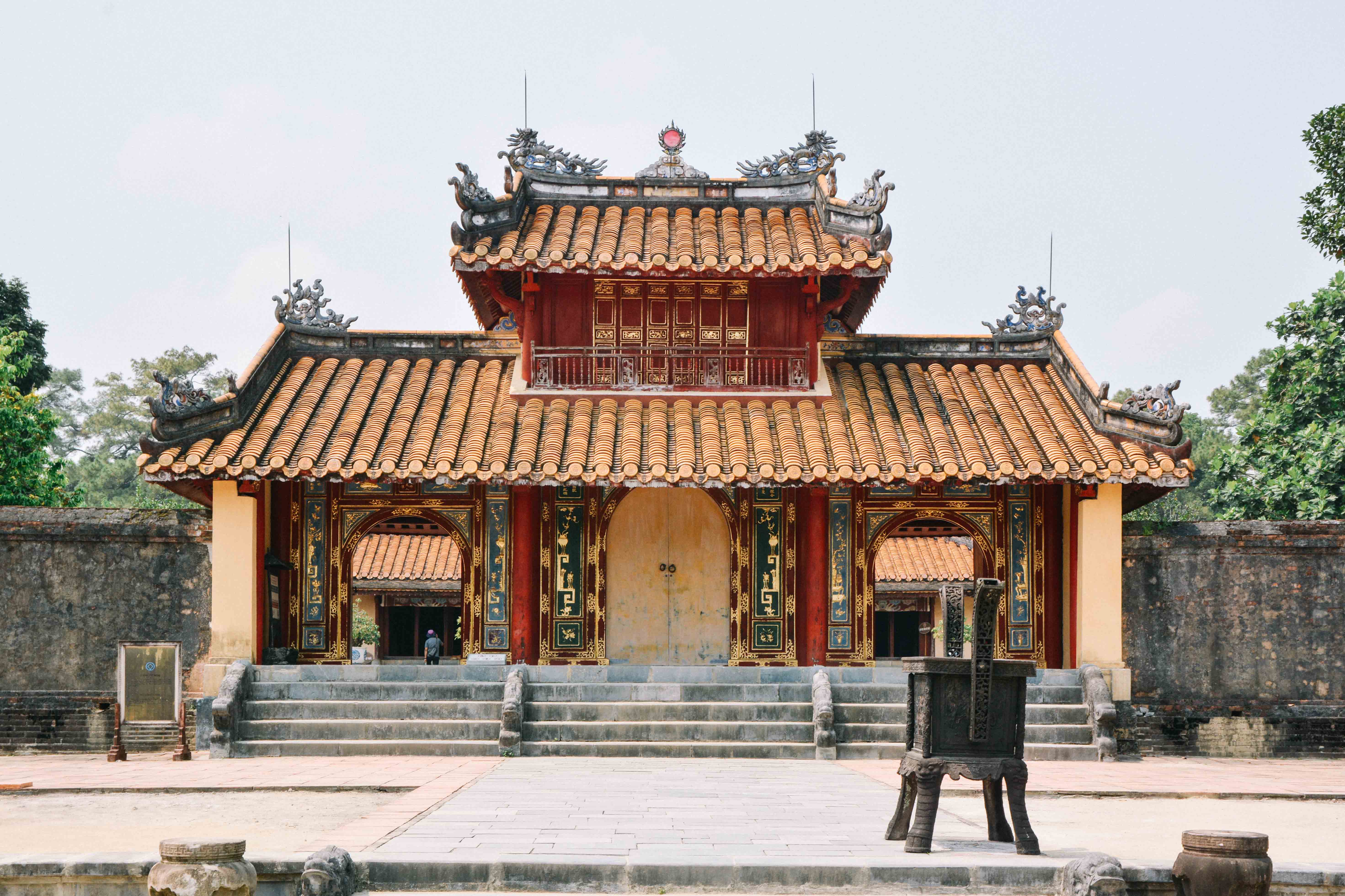 Le tombeau de Minh Mang à Hué au Vietnam