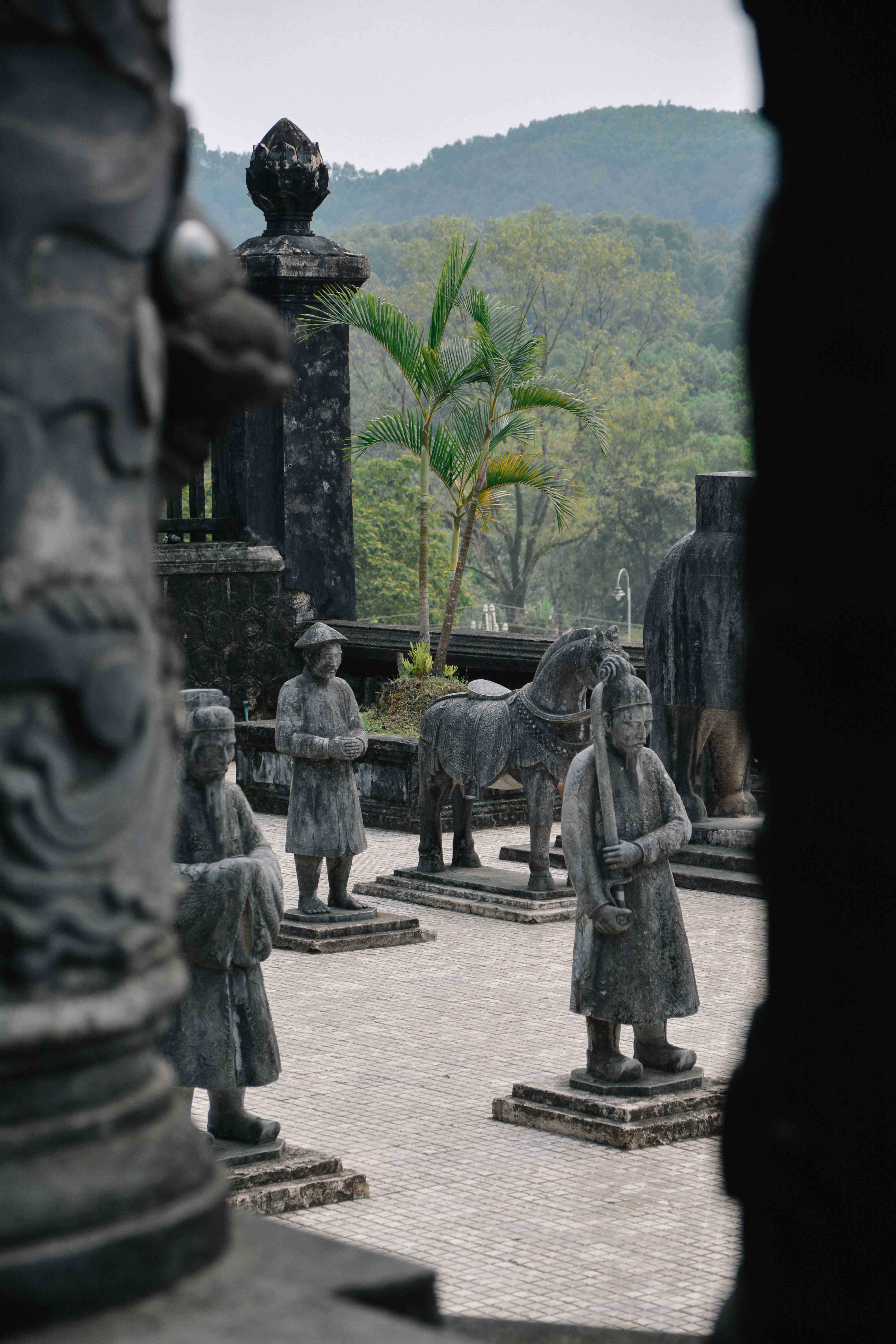 Le tombeau de Khai Dinh à Hué au Vietnam