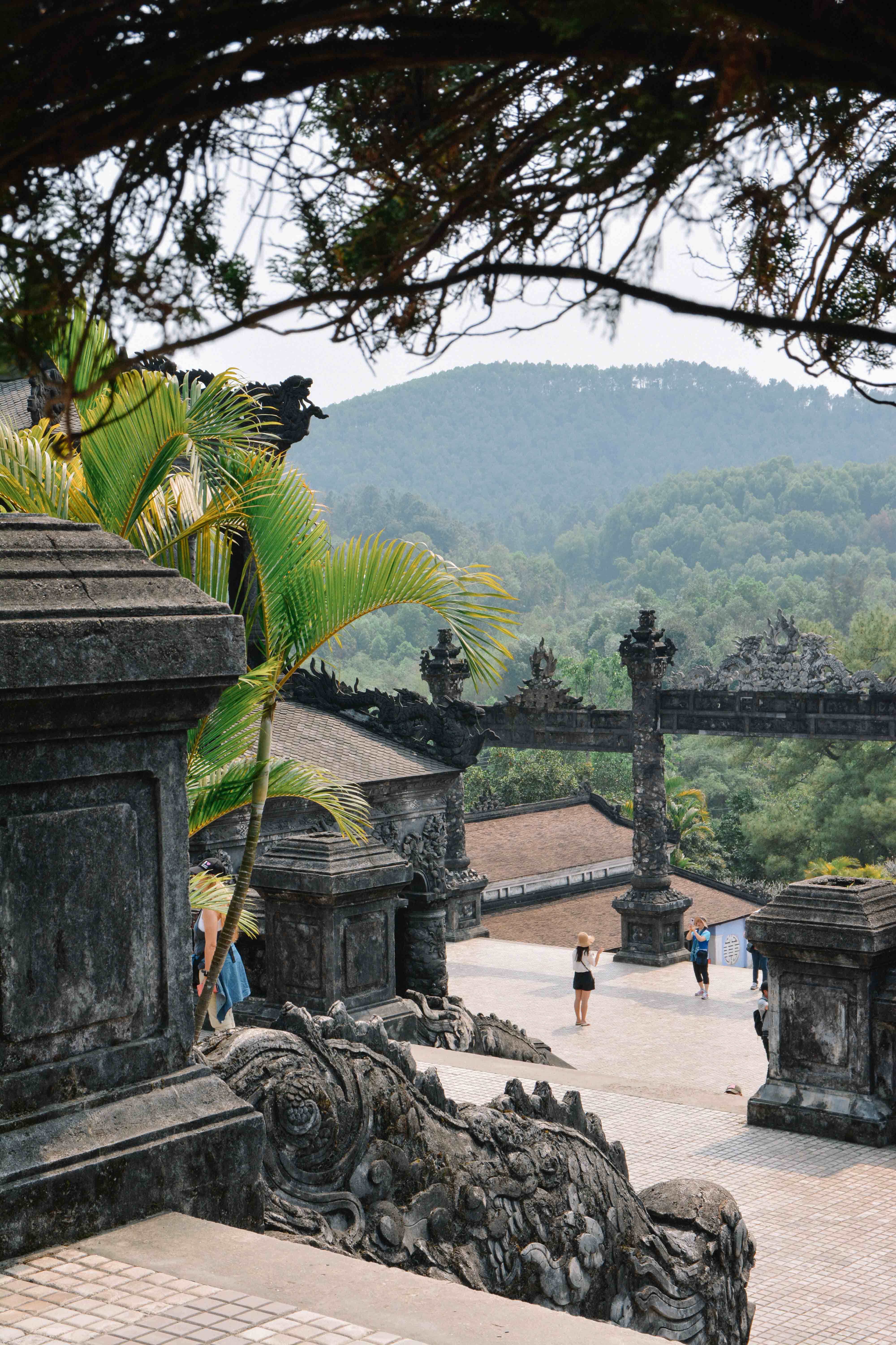 Le tombeau de Khai Dinh à Hué au Vietnam