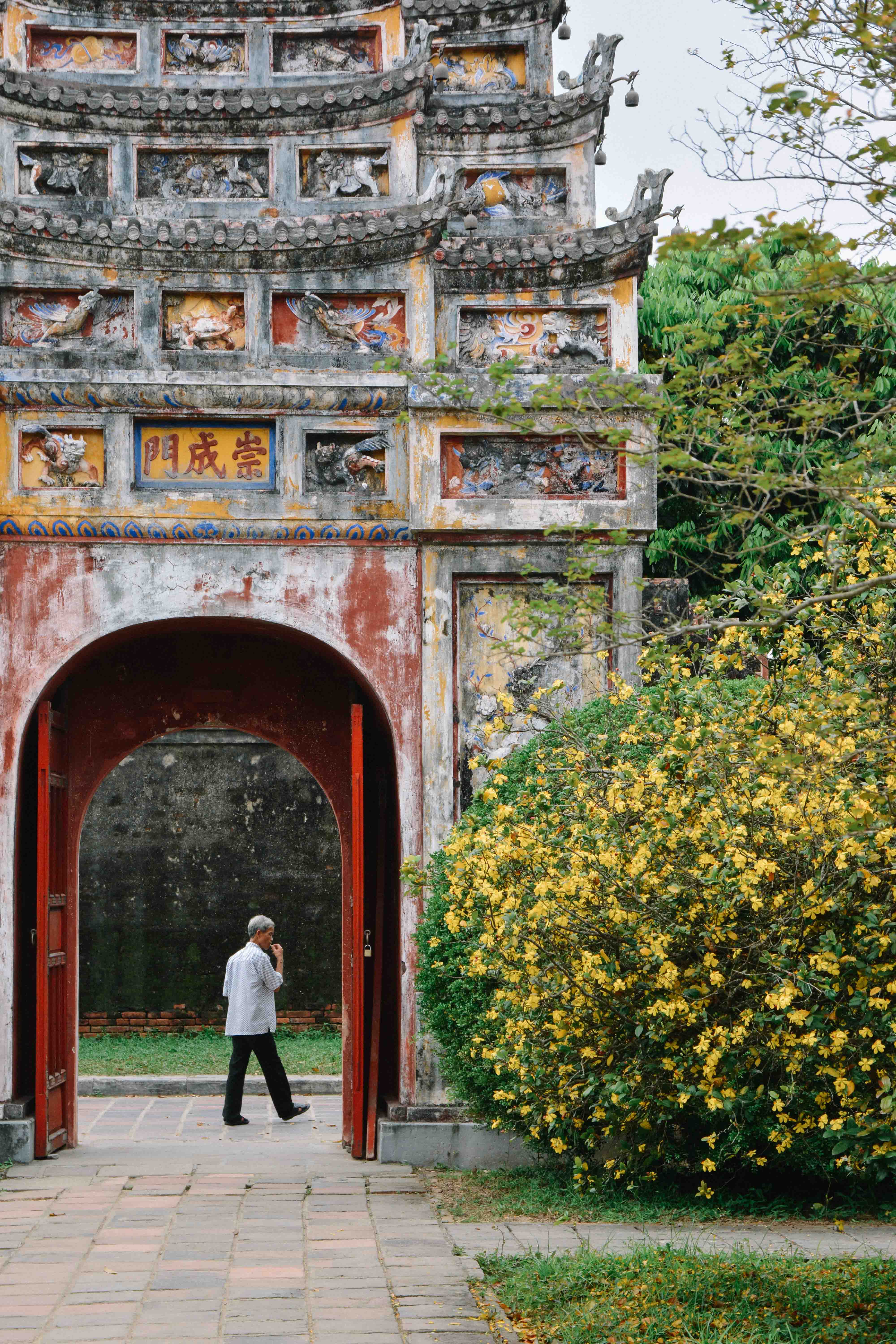 la cité impériale à Hué au Vietnam