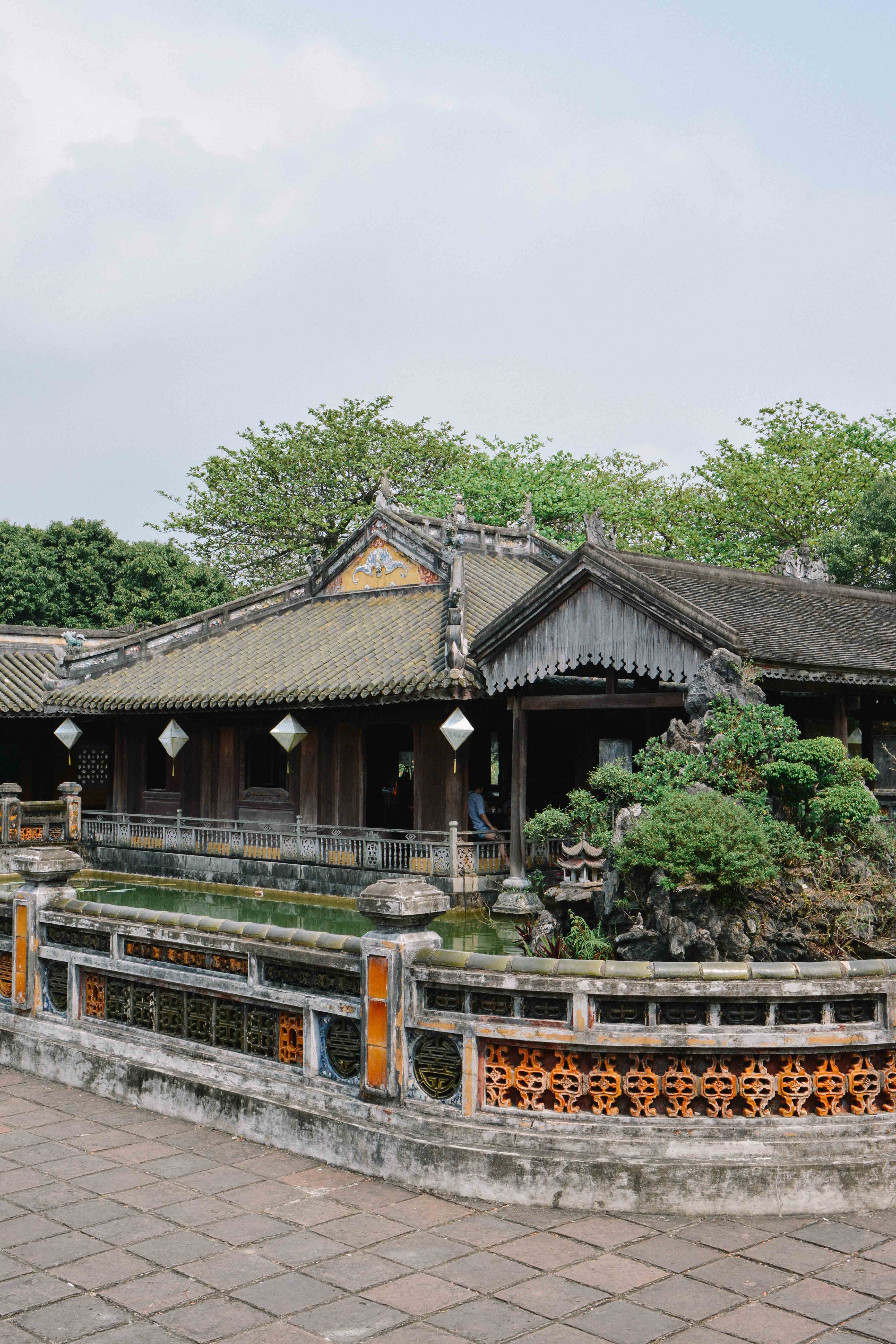 la cité impériale à Hué au Vietnam