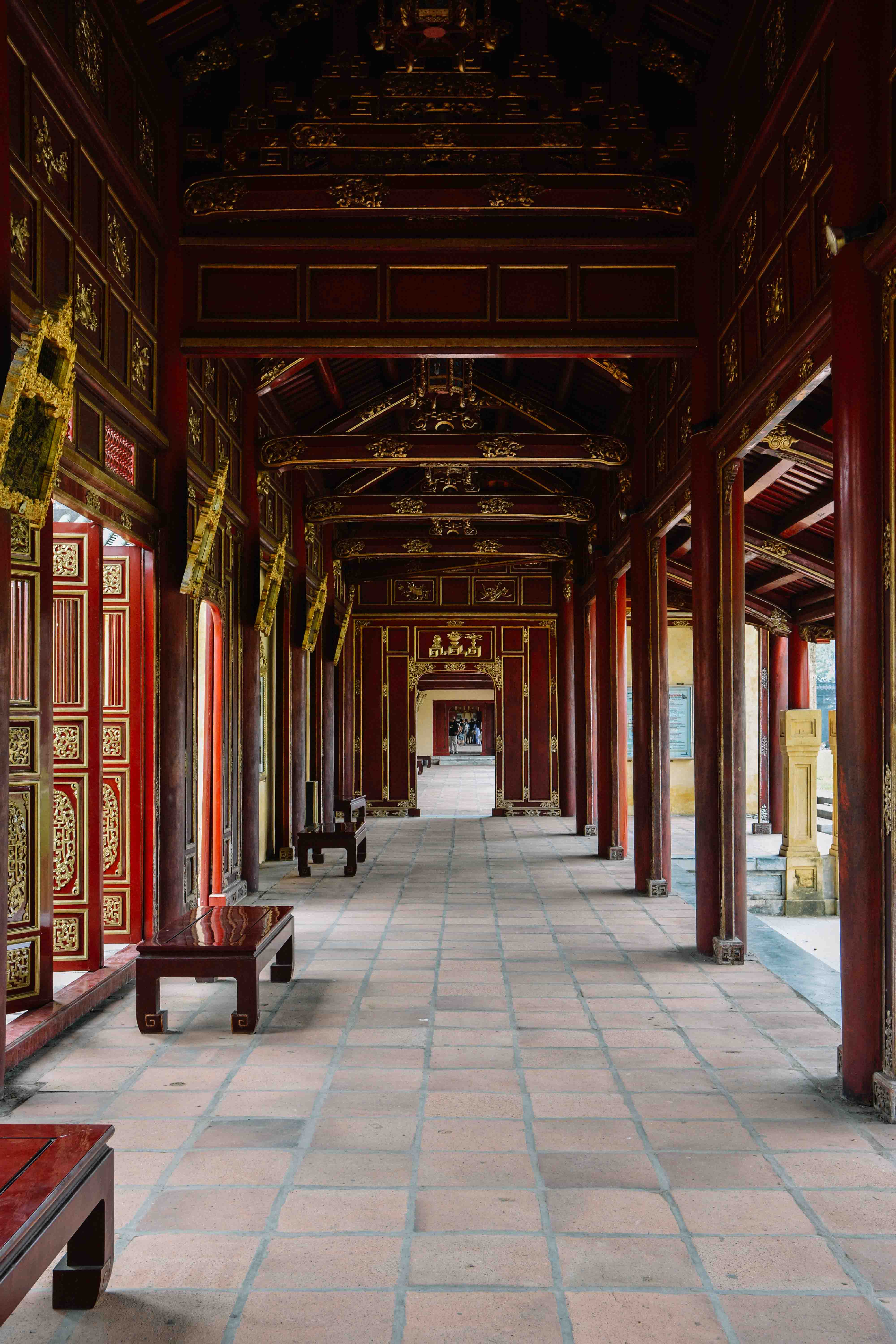 la cité impériale à Hué au Vietnam